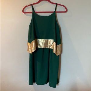 Dark Green Party dress